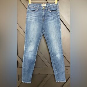 Frame Denim Le High Skinny in Harper Wash, Size 27